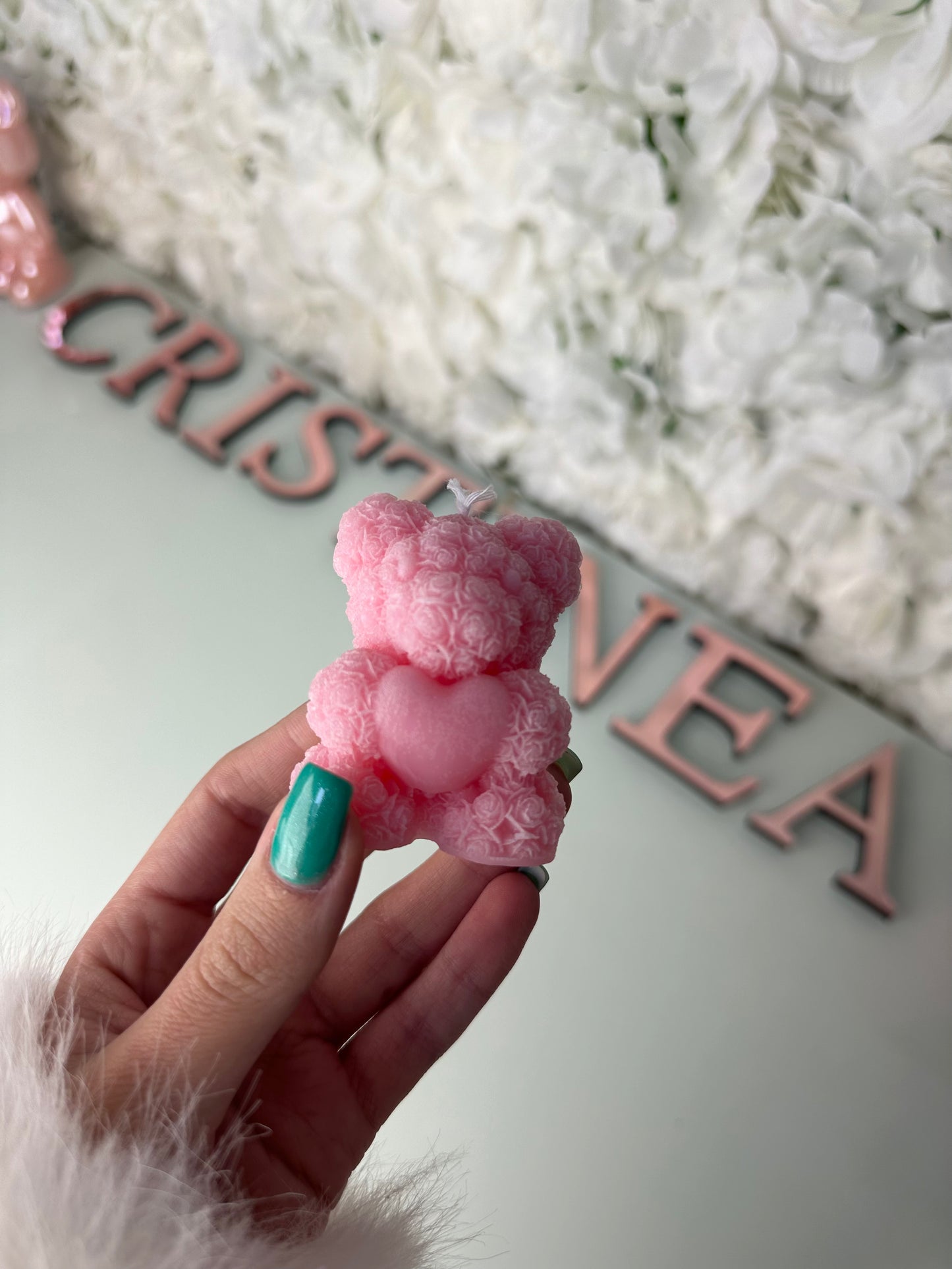 BOUGIE NOUNOURS ROSE