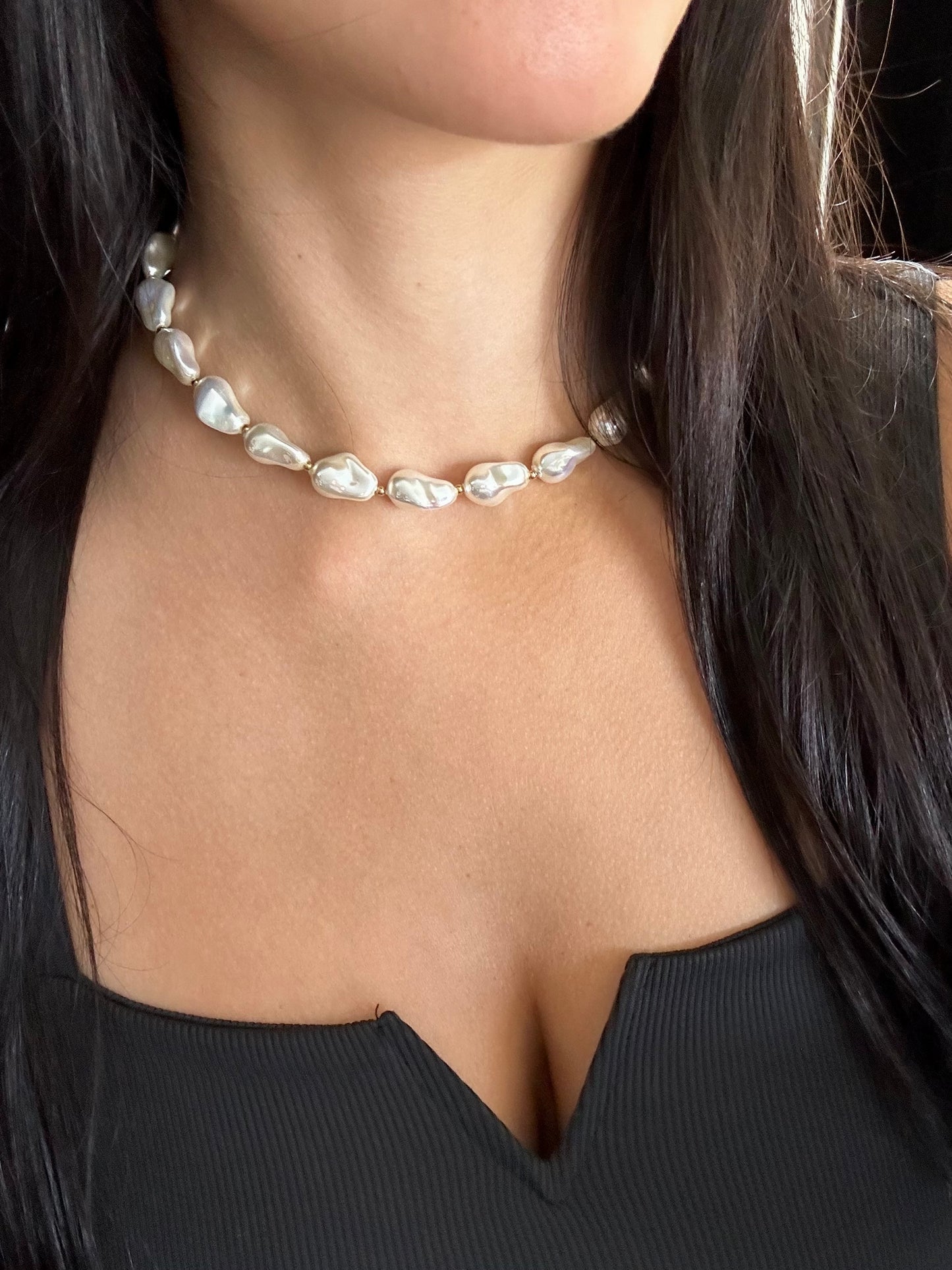 COLLIER PERLES