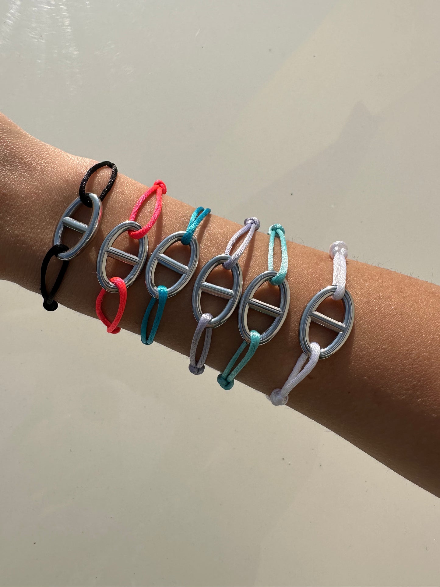 BRACELETS MARINE ARGENTÉS