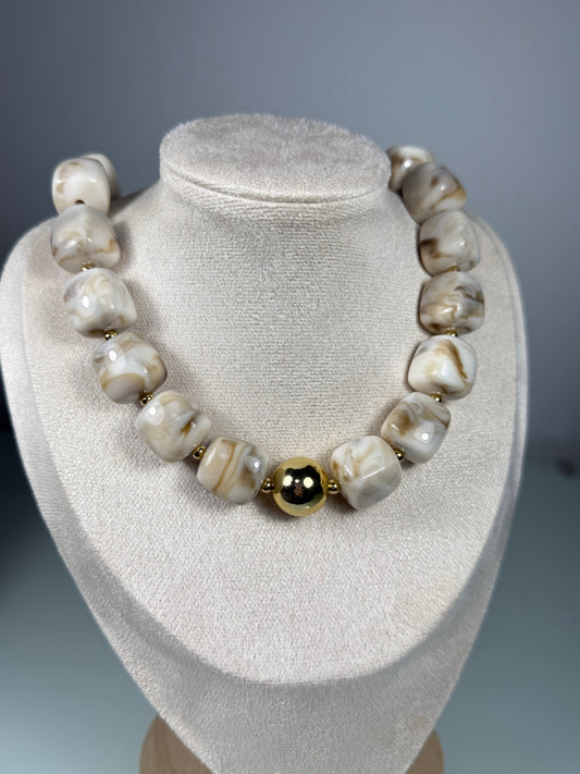 COLLIER MARBRÉ